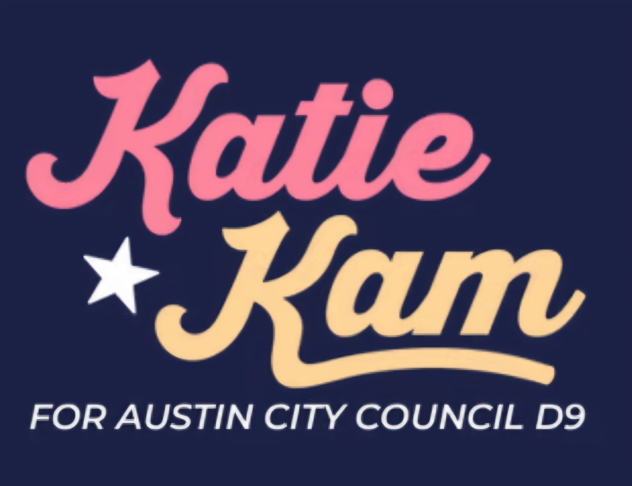 Katie Kam for Austin City Council District 9 — campaign logo